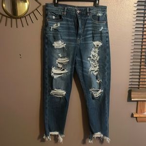 American Eagle Distressed Boyfriend Jeans